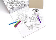 Custom Full Coloring Book Printing with brush , Kids Toddler Painting Coloring Pages