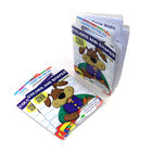 Handle Workbook Childrens Book Printing For Colors And Shapes Learning, Cute Puppy Purse Book