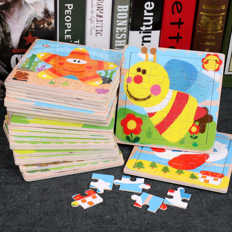 Plain Animal Custom Cardboard Jigsaw Puzzles  Die Cut Paper Kids Educational